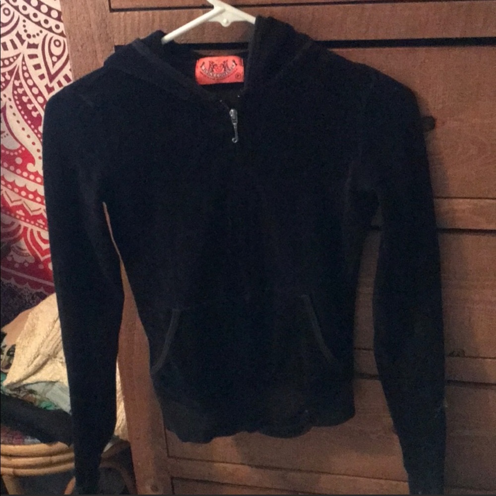 Juicy couture velour zip up